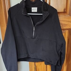 Pure Barre Black Quarter-Zip Women's Sweater